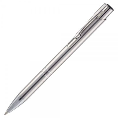 Pix cu bila Office-Cover Cosko, 1. 0mm, cu mecanism, pentru personalizare, corp metalic argintiu