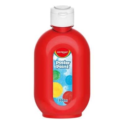 Culori tempera Keyroad, 300ml, rosu
