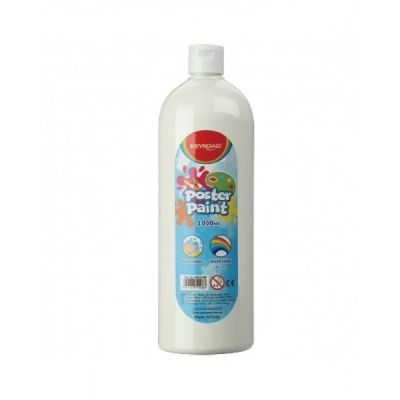 Culori tempera Keyroad, 1000ml, alb