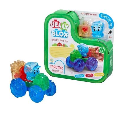 Jelly Blox Set de joaca cu tractor, 12 piese