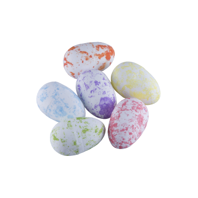 Accesorii creatie - polistiren - ou, colorat, 3cm, set 24 buc, Colorarte, 238