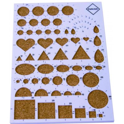 Sablon plastic pentru hartie quilling, Colorarte, YZ0020