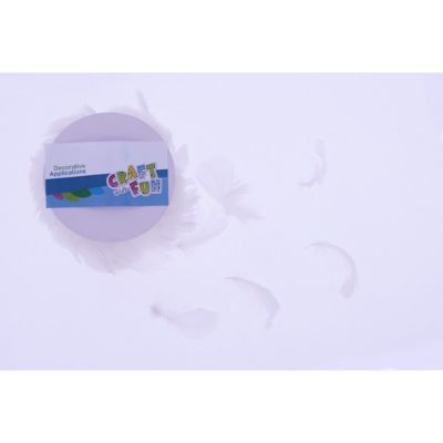 Accesorii creatie - pene, pe sarma, rola, Craft with Fun, 463672