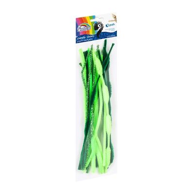 Accesorii creatie - sarma plusata, verde, 30cm, set 20 buc, Fiorello, GR-CH018 / 170-2616