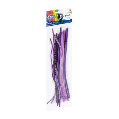 Accesorii creatie - sarma plusata, mov, 30cm, set 20 buc, Fiorello, GR-CH020 / 170-2613