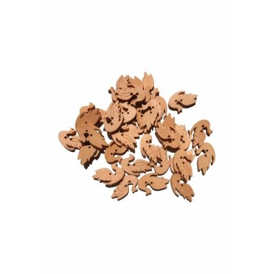 Accesorii creatie - lemn - paun, set 20-22g, Colorarte
