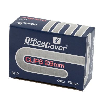 Agrafe birou Office Cover, metalice, 28mm, argintii, cutie 70 buc