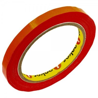 Banda adeziva IT, pentru sigilat pungi, 9mm x 66m, PVC rosie
