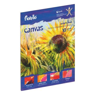 Bloc de desen Fiorello, 10 file, 300g/mp, 227x300mm, cu panza canvas, GR-F0912 / 150-1435