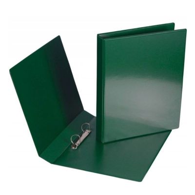 Caiet mecanic A4 Nr. 501, coperta carton plastifiat, verde, 2 inele, eticheta pe cotor