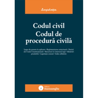 Codul civil. Codul de procedura civila. Actualizat la 14 ianuarie 2026
