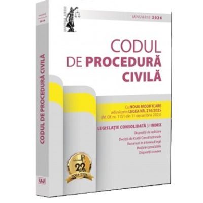 Codul de procedura civila: ianuarie 2026. Editie tiparita pe hartie alba - Dan Lupascu