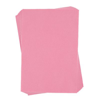 Coli fetru A4, 1mm, roz, set 10 coli, Colorarte