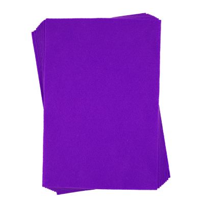 Coli fetru A4, 1mm, violet, set 10 coli, Colorarte