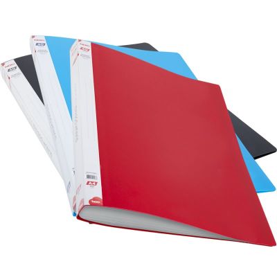 Dosar de prezentare Noki 64140-NNP, A4, capacitate 40 folii, fara elastic, plastic - negru