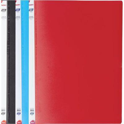 Dosar de prezentare Noki 64160-NNP, A4, capacitate 60 folii, fara elastic, plastic - negru