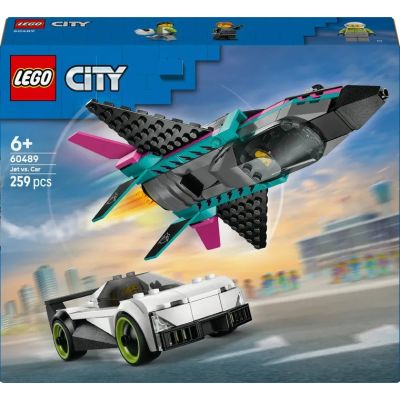 LEGO City. Avion cu reactie vs masina 60489, 259 piese