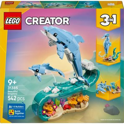 LEGO Creator. Animale marine Delfini superbi 31385, 542 piese