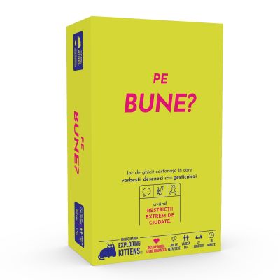 Joc de societate Pe bune?, limba romana