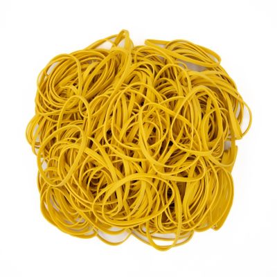 Elastice din cauciuc CNX, natur, 5x1. 5mm, diametru 84mm, punga 1000g