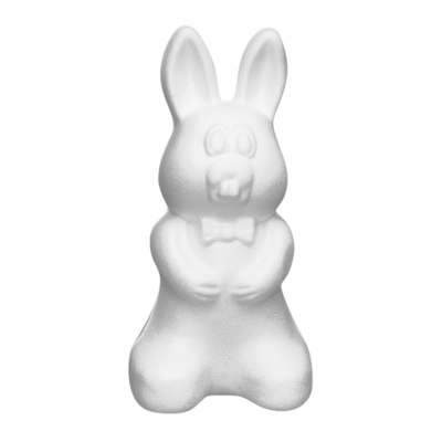 Accesorii creatie - polistiren HD - iepuras, alb, 25.5cm, Colorarte