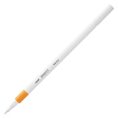Fineliner UNI EMOTT PEM-SY, 0. 4mm, portocaliu inchis