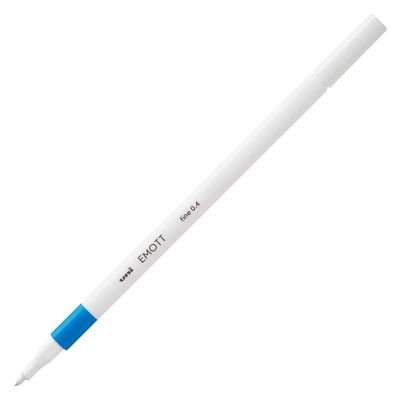 Fineliner UNI EMOTT PEM-SY, 0. 4mm, sky blue