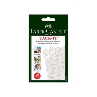 Guma adeziva FABER-CASTELL, 50g, 90 bucati/set TACK-IT, 589150