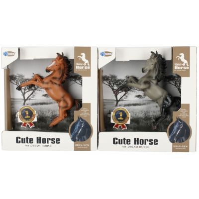 Figurina - cal, 15cm, diverse culori, 3+ ani, MegaCreative, 499907