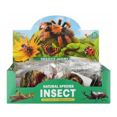 Jucarie figurina insecta MegaCreative 572087, diverse, 8x8cm, +3ani