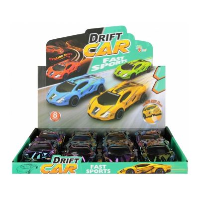 Jucarie masina Nascar MegaCreative 571989, 16 cm, 16x4x8cm, culori metalice, pvc, +3ani