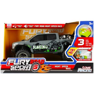 Masina de teren MegaCreative 482534, 29cm, cu lumini si sunete, necesita baterii 4xAA, plastic, multicolor, 3+ ani