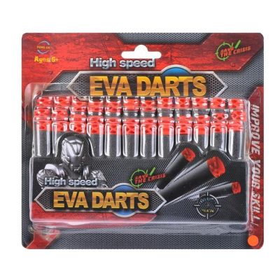 Blaster - set x36 proiectile de spuma, negru, 6+ ani, MegaCreative, 454230