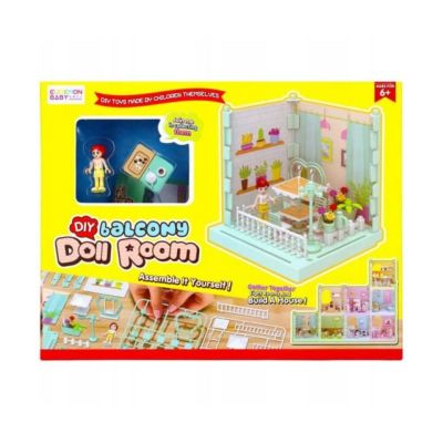 Jucarie set blocuri pentru constructie Mega Creative 482596, balcon