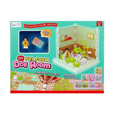 Jucarie set blocuri pentru constructie Mega Creative 482607, camera