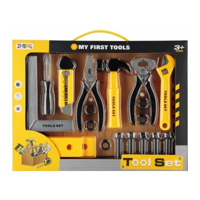 Jucarie set unelte constructie MegaCreative 571380, 37x28x3cm, pvc, 19 piese, +3 ani