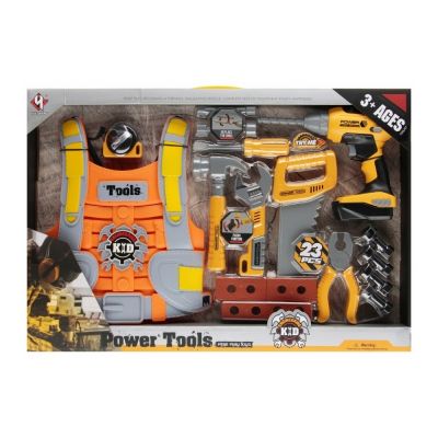 Jucarie set unelte MegaCreative 569330, vesta de protectie+accesorii, 59x41x7cm, pvc, +3ani