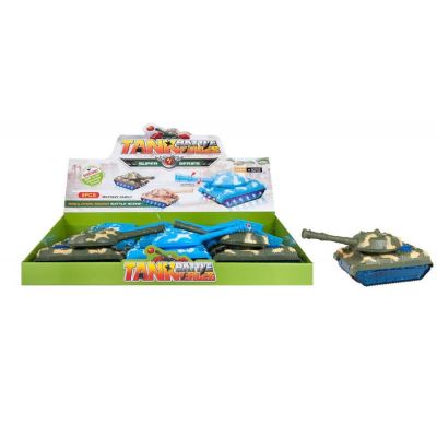 Tanc militar MegaCreative 458277, 24cm, plastic, diverse culori, 3+ ani