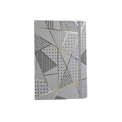 Jurnal A7 CNX Dungi si Forme 3781-1L, 160 pagini, coperta carton diverse culori, cu elastic