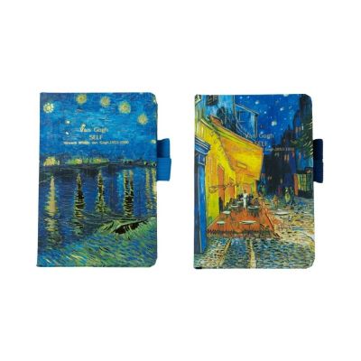 Jurnal C6 CNX 6500-8, 160 pagini, peisaje, coperta carton, cu suport de pix