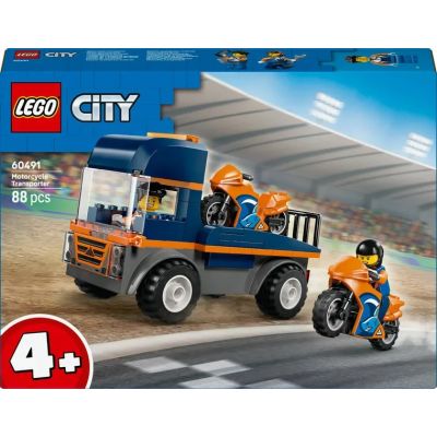 LEGO City. Transportor de motociclete 60491, 88 piese