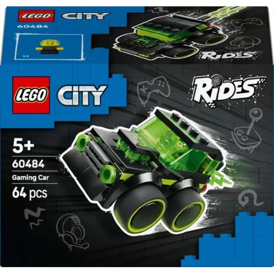 LEGO City. Vehicule Masina de curse din jocuri video 60484, 64 piese