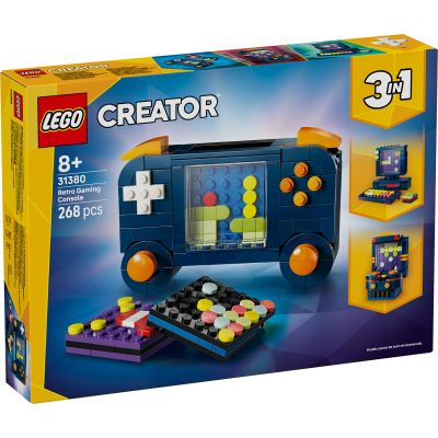LEGO Creator. Consola de jocuri video retro 31380, 268 piese