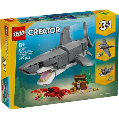 LEGO Creator. Rechin feroce cu un cufar de comori 31381, 379 piese