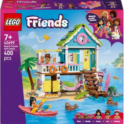 LEGO Friends. Casa pe plaja cu foci 42699, 400 piese