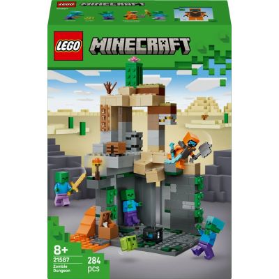 LEGO Minecraft. Temnita cu zombi 21587, 284 piese