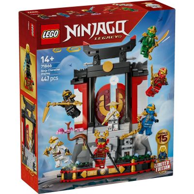 LEGO Ninjago. Model pentru etalare cu personaje ninja la a 15-a aniversare 71866, 447 piese