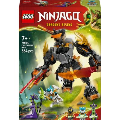 LEGO Ninjago. Robotul de misiune al lui Cole si dragonul Zane 71854, 364 piese