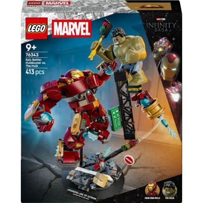 LEGO Marvel Super Heroes. Batalie memorabila Hulkbuster vs Hulk 76343, 413 piese