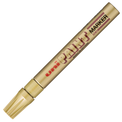 Marker cu vopsea UNI PX-20, varf rotund, 2. 2-2. 8mm, auriu